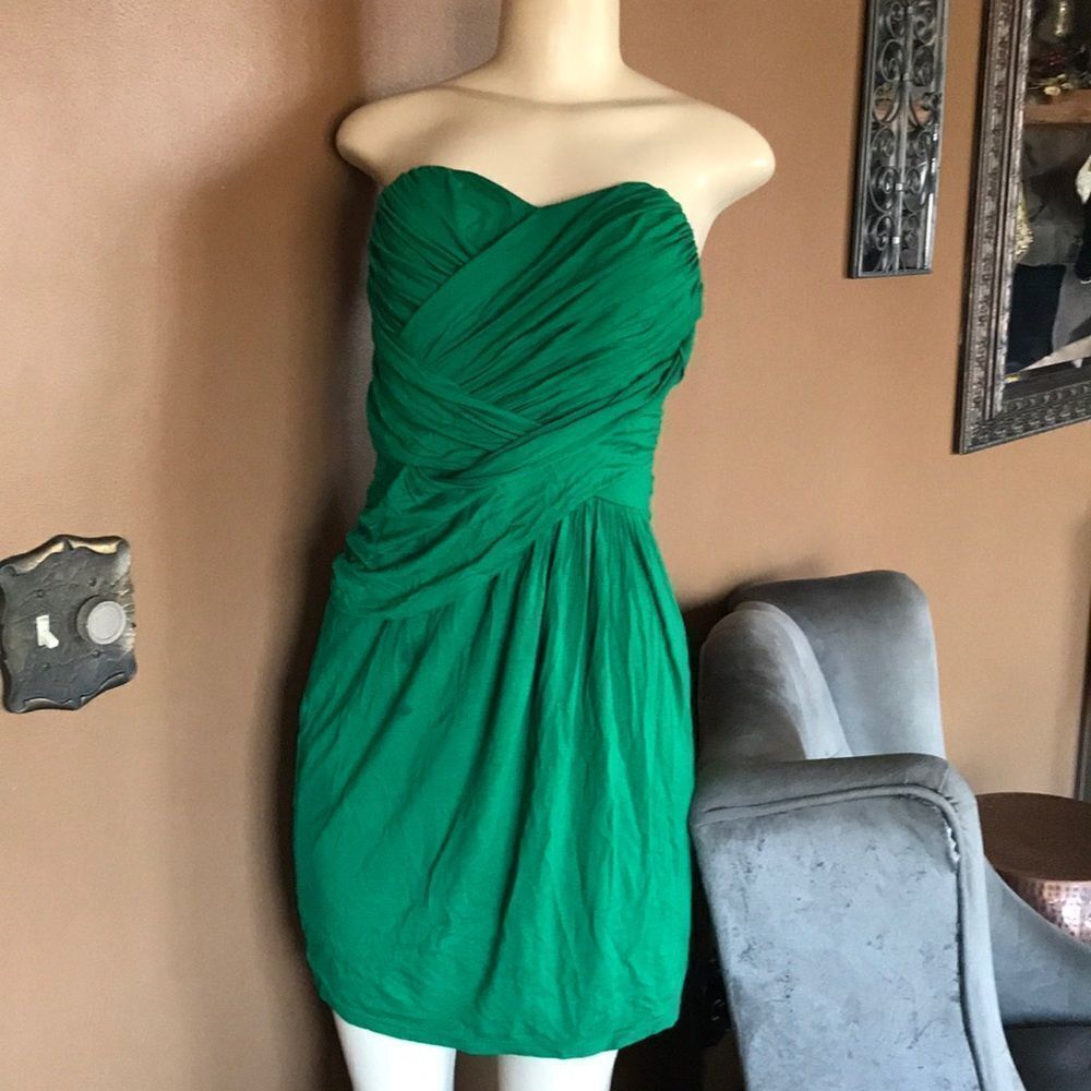 Gorgeous Kelly Green Express Dress Medium